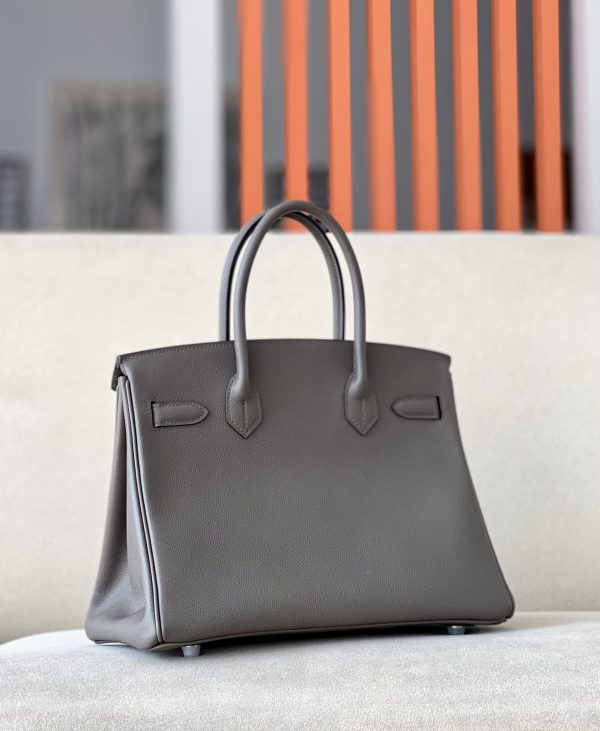Birkin 30 Epsom Etain(8F) Palladium Hardware - Image 9