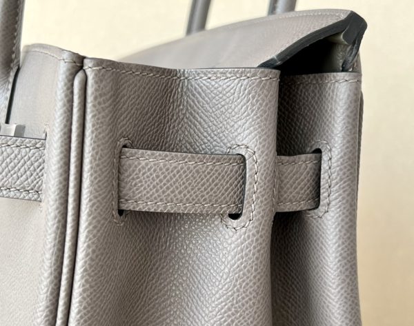 Birkin 30 Epsom Etain(8F) Palladium Hardware - Image 8