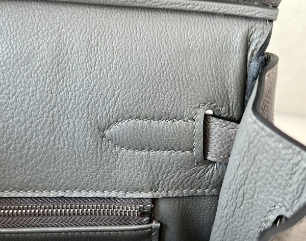Birkin 30 Epsom Etain(8F) Palladium Hardware - Image 7