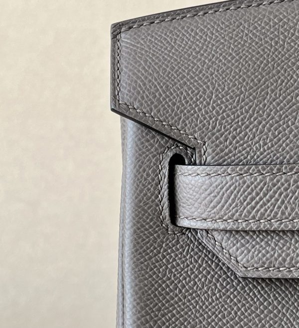Birkin 30 Epsom Etain(8F) Palladium Hardware - Image 6
