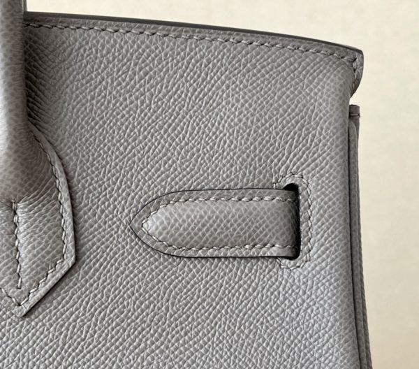 Birkin 30 Epsom Etain(8F) Palladium Hardware - Image 5