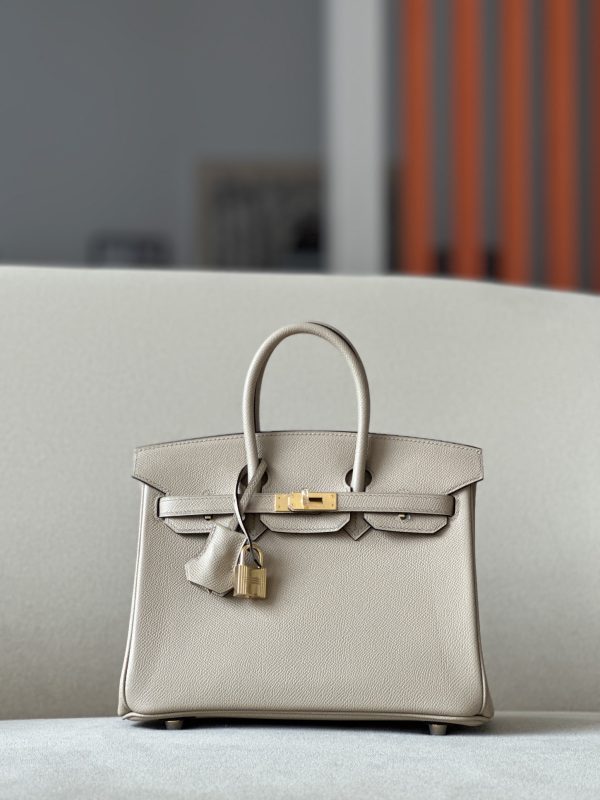 Birkin 25 Epsom Gris Tourterelle(81) Gold Hardware