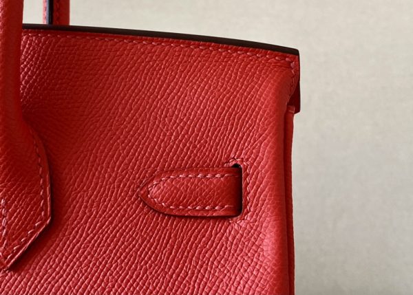 Birkin 25 Epsom Bougainviuier (A5) Palladium Hardware - Image 3