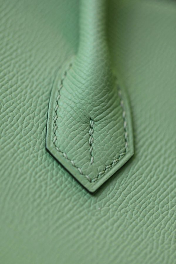 Birkin 25 Epsom Vert Criquet (3I) Gold Hardware - Image 9
