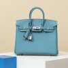 Birkin 25 Epsom New Bleu Jean (D2) Palladium Hardware