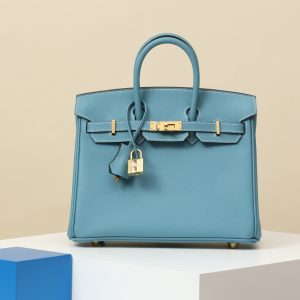Birkin 25 Epsom New Bleu Jean (D2) Gold Hardware