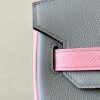Birkin HSS 30 Epsom Gris Mouette(4Z) and Rose Confetti (1Q) Gold hardware - Image 6