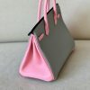 Birkin HSS 30 Epsom Gris Mouette(4Z) and Rose Confetti (1Q) Gold hardware - Image 4