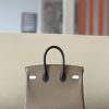 Birkin HSS 25 Epsom Etoupe(18) and Gris Pale(M4) and Ebene(46) Palladium Hardware - Image 10