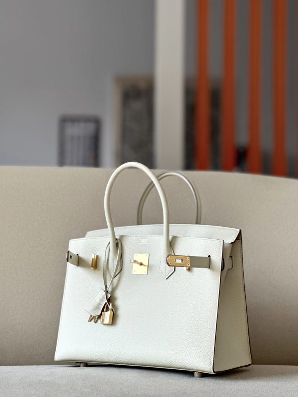 Birkin 30 Epsom Craie(10) Gold Hardware Sellier - Image 2