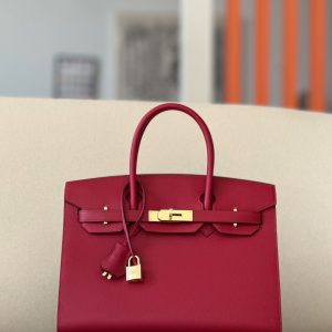 Birkin 30 Epsom Rubis(B5) Gold Hardware Sellier