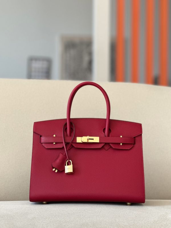 Birkin 30 Epsom Rubis(B5) Gold Hardware Sellier