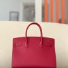 Birkin 30 Epsom Rubis(B5) Gold Hardware Sellier - Image 2
