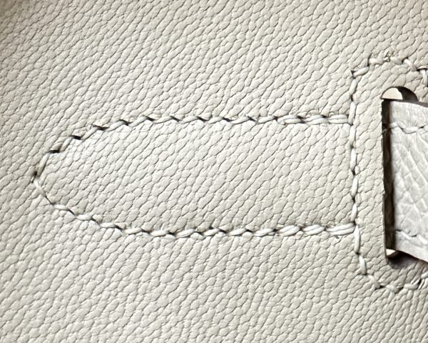 Birkin 30 Epsom Craie(10) Palladium Hardware Sellier - Image 11