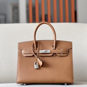 Birkin 30 Epsom Gold(37) Palladium Hardware Sellier