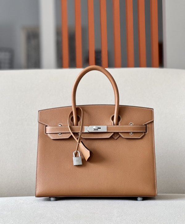 Birkin 30 Epsom Gold(37) Palladium Hardware Sellier