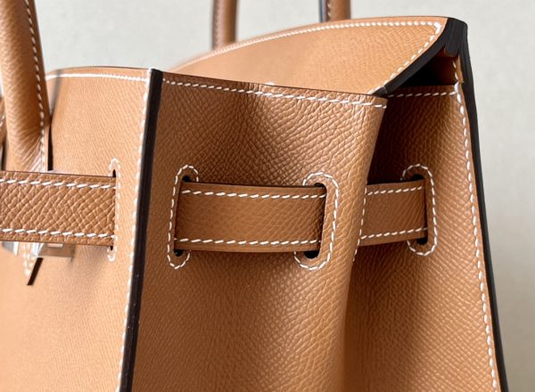 Birkin 30 Epsom Gold(37) Palladium Hardware Sellier - Image 9