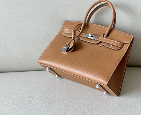 Birkin 30 Epsom Gold(37) Palladium Hardware Sellier - Image 4