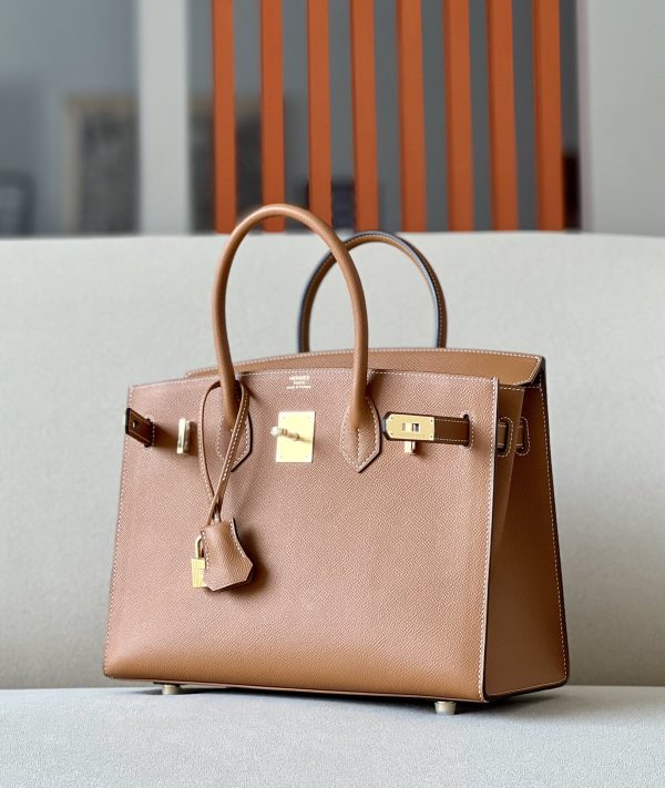 Birkin 30 Epsom Gold(37) Gold Hardware Sellier - Image 2