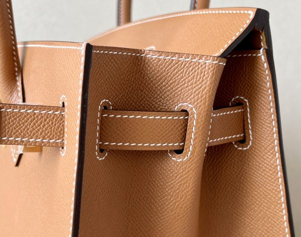 Birkin 30 Epsom Gold(37) Gold Hardware Sellier - Image 6