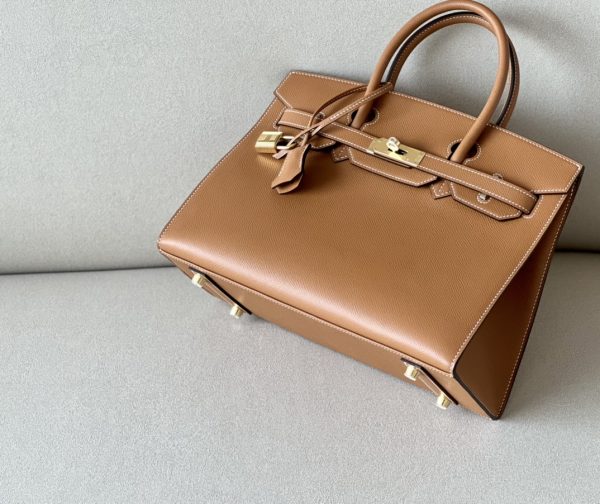 Birkin 30 Epsom Gold(37) Gold Hardware Sellier - Image 3