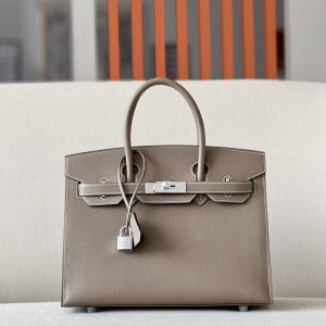 Birkin 30 Epsom Etoupe(18)  Palladium Hardware Sellier