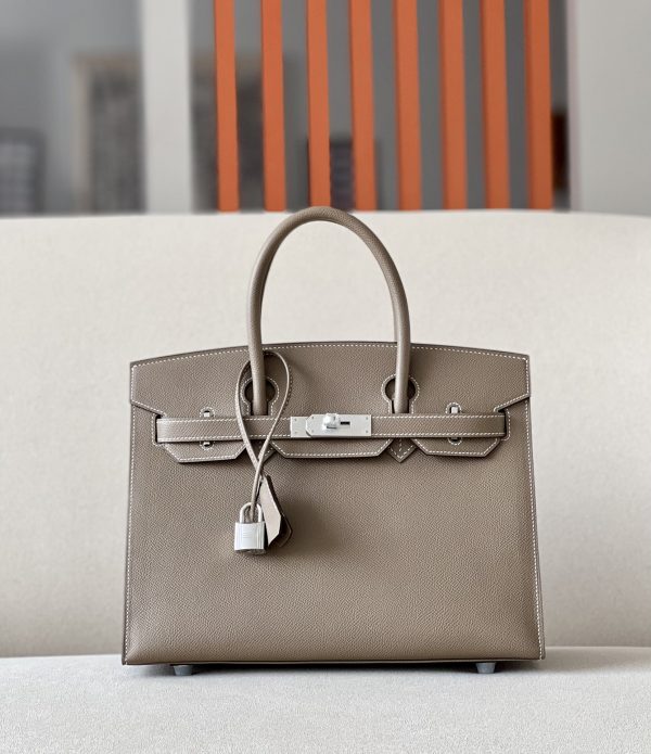 Birkin 30 Epsom Etoupe(18)  Palladium Hardware Sellier