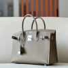 Birkin 30 Epsom Etoupe(18)  Palladium Hardware Sellier - Image 2