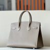 Birkin 30 Epsom Etoupe(18)  Palladium Hardware Sellier - Image 3