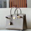 Birkin 30 Epsom Etoupe(18) Gold Hardware Sellier - Image 3
