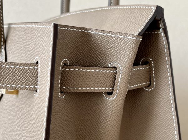 Birkin 30 Epsom Etoupe(18) Gold Hardware Sellier - Image 9