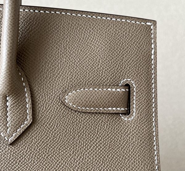 Birkin 30 Epsom Etoupe(18) Gold Hardware Sellier - Image 6