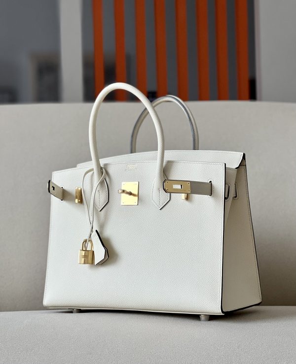 Birkin 30 Epsom Nata(I2) Gold Hardware Sellier - Image 2