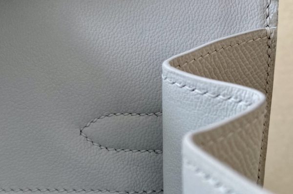 Birkin 30 Epsom Blanc (01) Palladium Hardware Sellier - Image 9