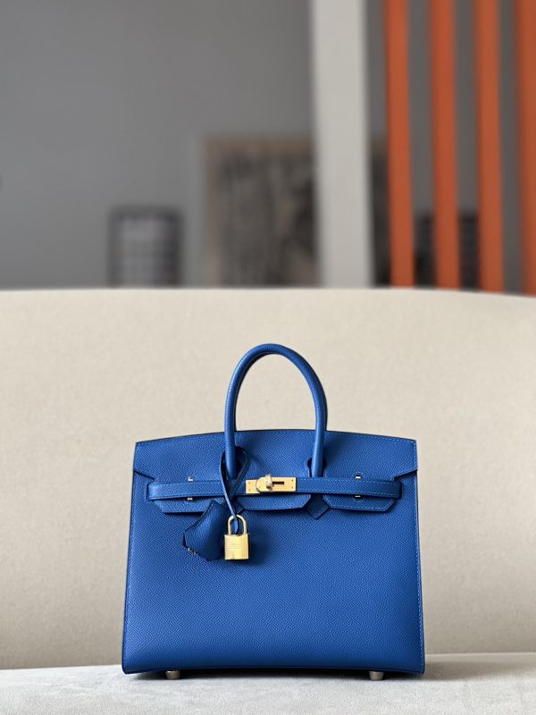 Birkin 25 Epsom Blue France(71) Gold Hardware Sellier
