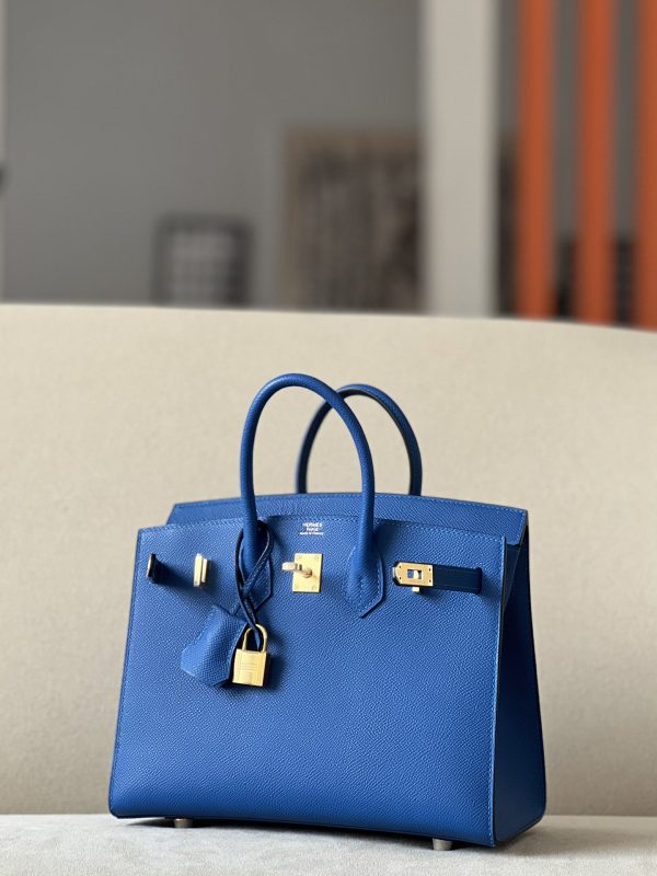 Birkin 25 Epsom Blue France(71) Gold Hardware Sellier - Image 2