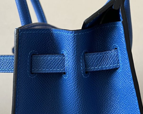 Birkin 25 Epsom Blue France(71) Gold Hardware Sellier - Image 11