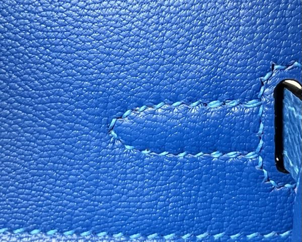 Birkin 25 Epsom Blue France(71) Gold Hardware Sellier - Image 9