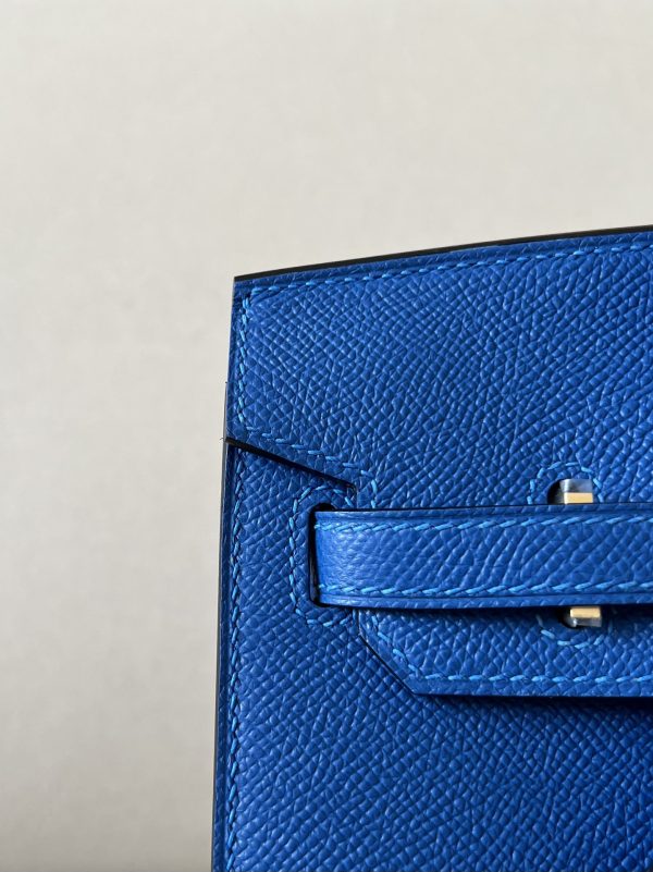 Birkin 25 Epsom Blue France(71) Gold Hardware Sellier - Image 7