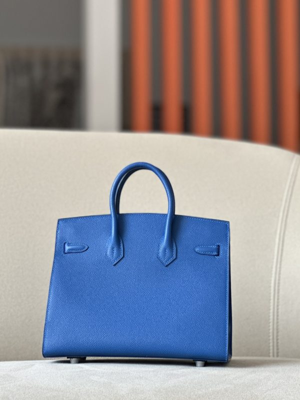 Birkin 30 Epsom Blue France(71) Palladium Hardware Sellier - Image 3