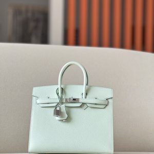 Birkin 25 Epsom Vert Fizz (0S) Palladium Hardware Sellier