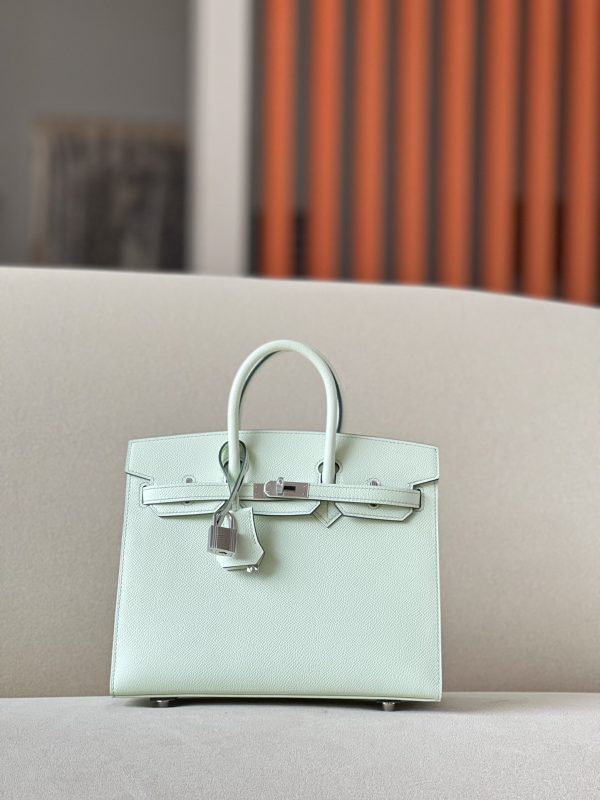 Birkin 25 Epsom Vert Fizz (0S) Palladium Hardware Sellier