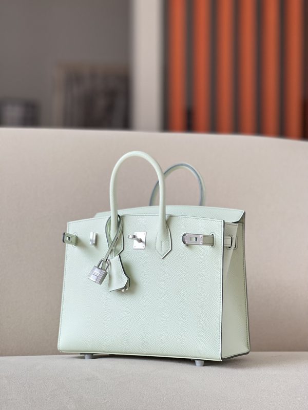 Birkin 25 Epsom Vert Fizz (0S) Palladium Hardware Sellier - Image 2