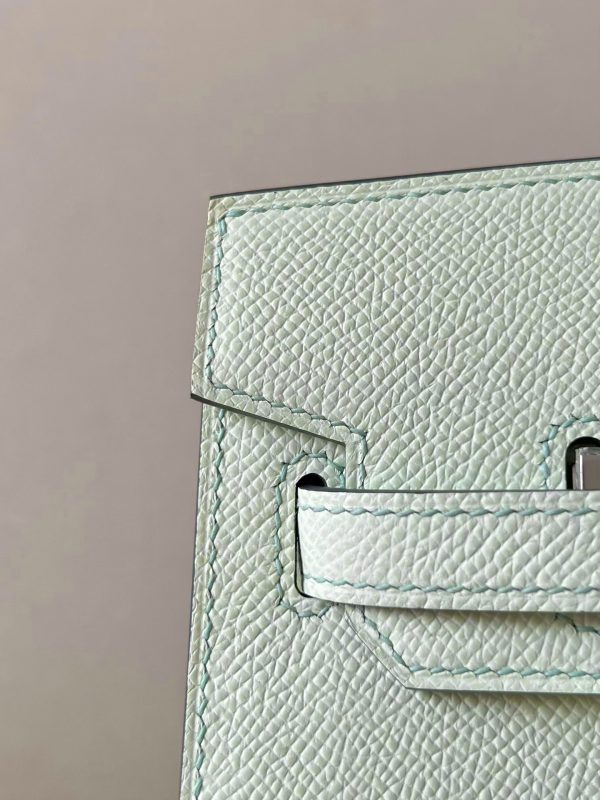 Birkin 25 Epsom Vert Fizz (0S) Palladium Hardware Sellier - Image 8