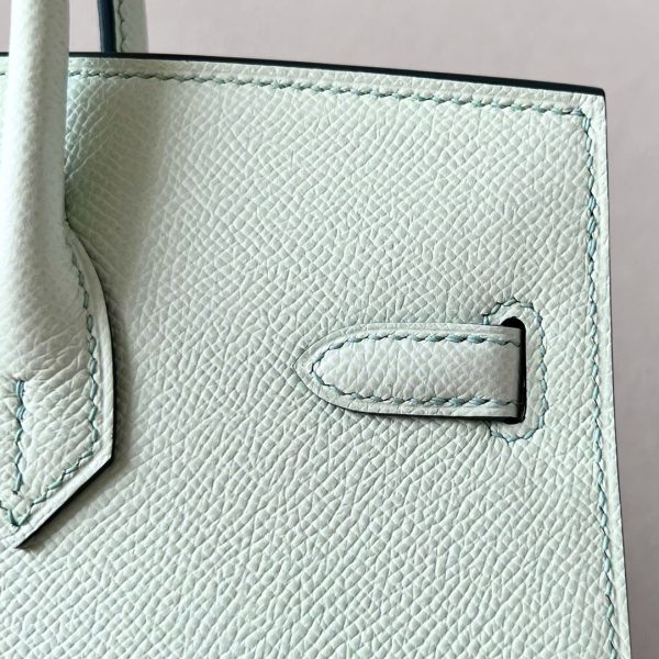Birkin 25 Epsom Vert Fizz (0S) Palladium Hardware Sellier - Image 7