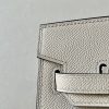 Birkin 25 Epsom Trench(S2) Palladium Hardware Sellier - Image 9