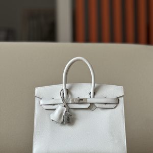 Birkin 25 Epsom Gris Pale(M4) Palladium Hardware Sellier
