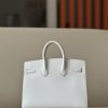 Birkin 25 Epsom Gris Pale(M4) Palladium Hardware Sellier - Image 3