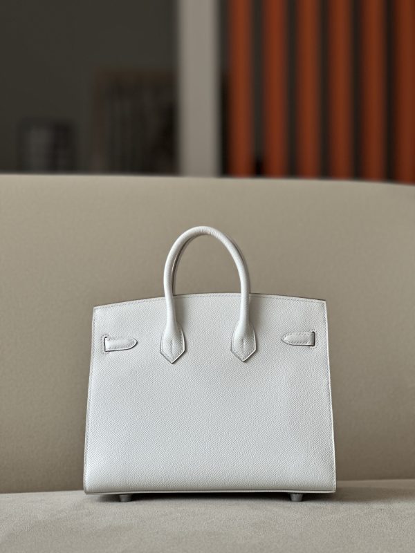 Birkin 25 Epsom Gris Pale(M4) Palladium Hardware Sellier - Image 3