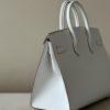 Birkin 25 Epsom Gris Pale(M4) Palladium Hardware Sellier - Image 5